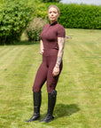 Motion Full Seat Riding Leggings (Wine)