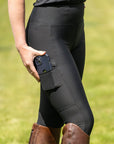 Motion Full Seat Riding Leggings (Black)