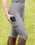 Motion Full Seat Riding Leggings (Grey)