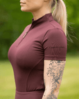 Classic Short Sleeve Base Layer 2.0 (Wine)