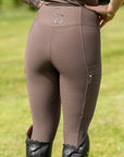 Motion Full Seat Riding Leggings (Brown)